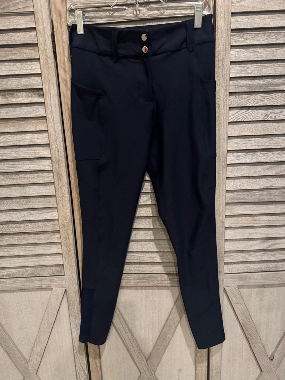 Free Ride Equestrian Women’s Riding Tights Performance with Utility Pockets - Picture 2 of 15